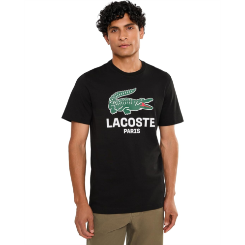 Mens Lacoste Printed Cotton T-Shirt