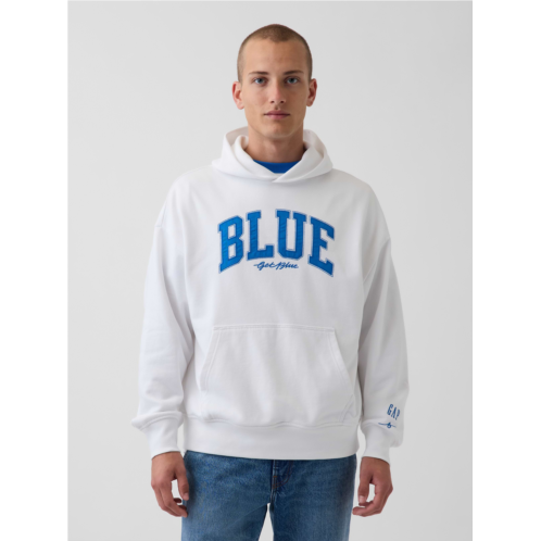 Gap Get Blue Heavyweight French Terry Logo Hoodie