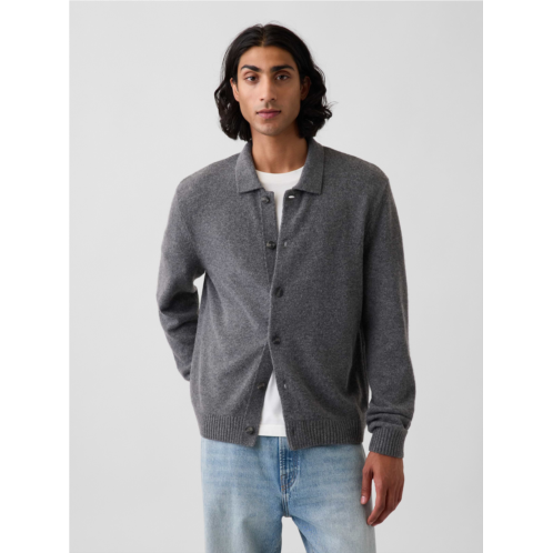 Gap Relaxed Polo Cardigan Sweater