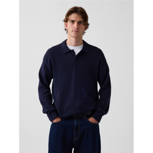 Gap Relaxed Polo Sweater