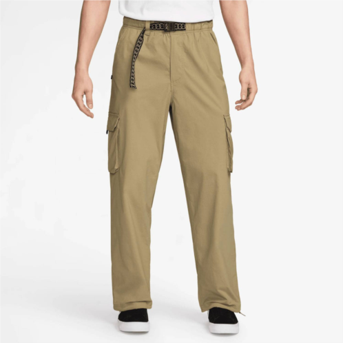 NIKE kearny cargo parachute pants in beige