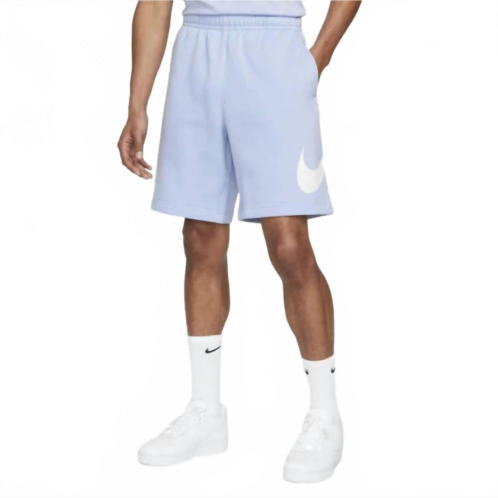 NIKE sportswear club graphic shorts in pale lavender