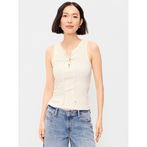 OldNavy Lace-Up Tank Top
