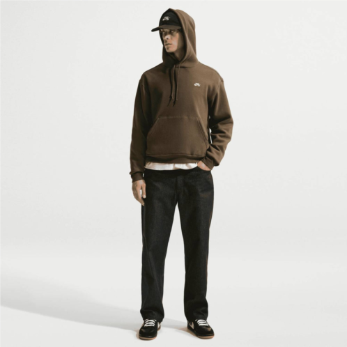 NIKE loose denim skate pants in black