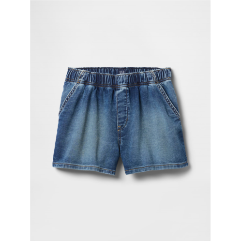 Gap Kids High Rise Relaxed Pull-On Sweatpant Jean Shorts