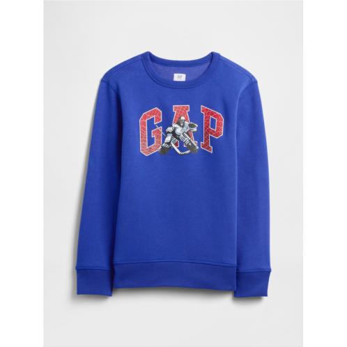 Gap Kids Crewneck Graphic Sweatshirt