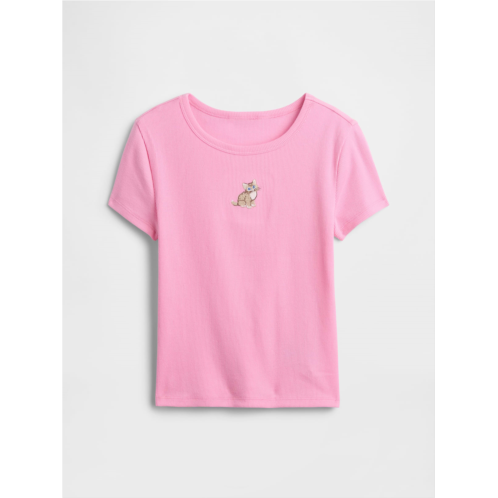 Gap Kids Ribbed Crewneck T-Shirt