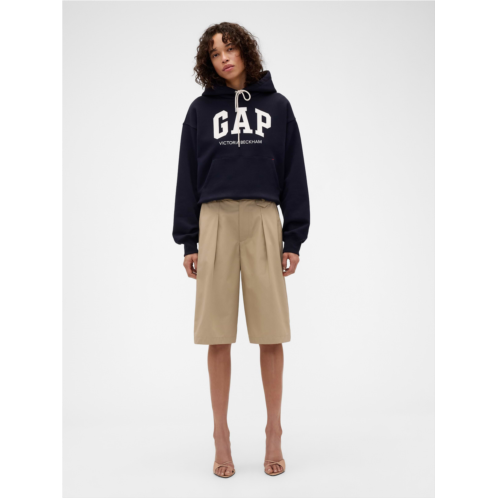 Gap × Victoria Beckham High Rise Pleated Shorts