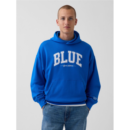 Gap Get Blue Heavyweight French Terry Logo Hoodie