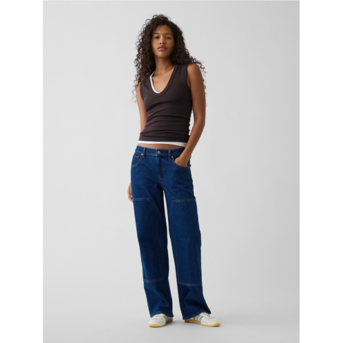 Gap Low Rise Double-Knee 90s Loose Jeans