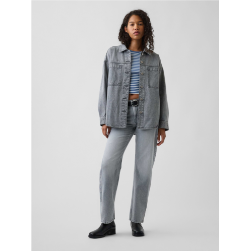Gap Mid Rise Straight Taper Jeans