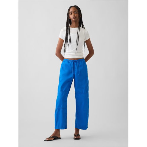 Gap Mid Rise Twill Easy Barrel Utility Pants
