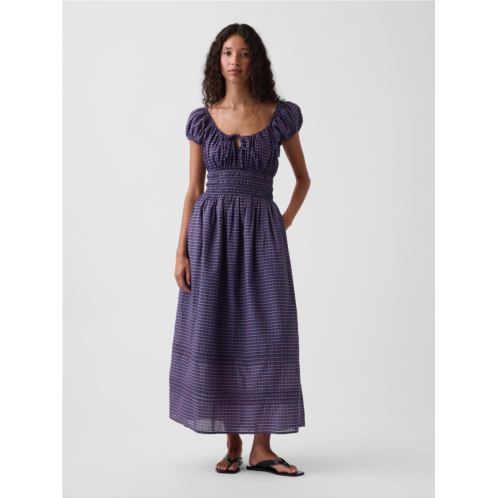 Gap Voile Smocked-Waist Maxi Dress