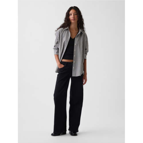 Gap Low Rise Stride Wide-Leg Jeans