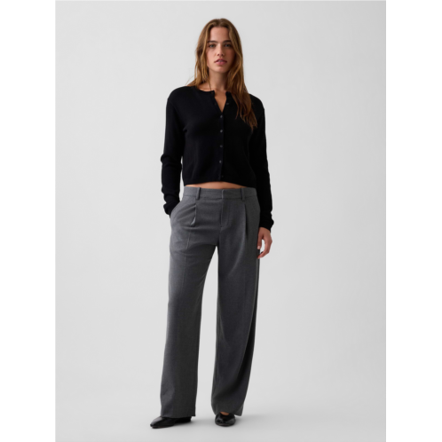 Gap 365 Low Rise Brushed Twill Pleated Trousers