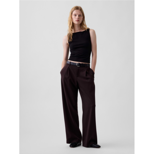 Gap 365 Low Rise Brushed Twill Pleated Trousers