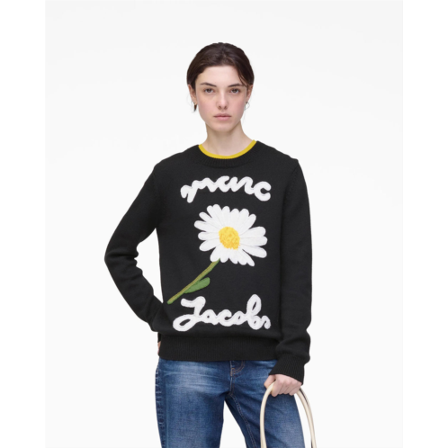 marc JACOBS marc is joy jacquard crewneck