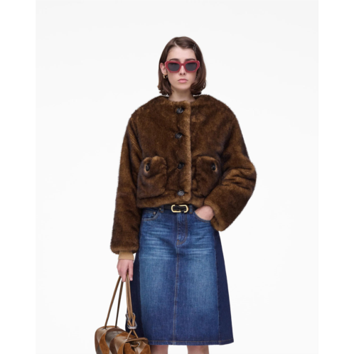MARC JACOBS teddy cropped jacket