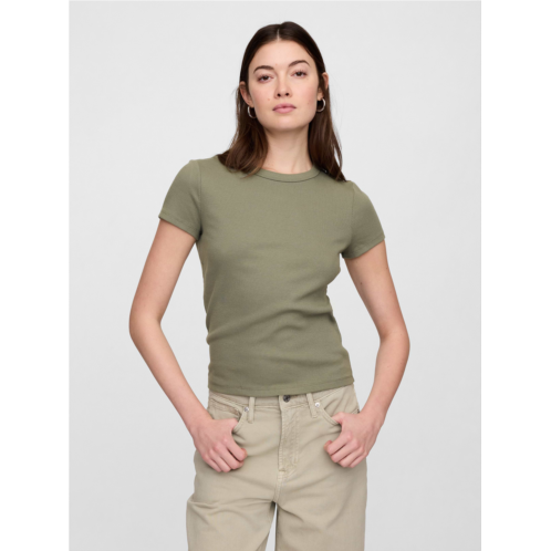 Gap Ribbed Crewneck T-Shirt