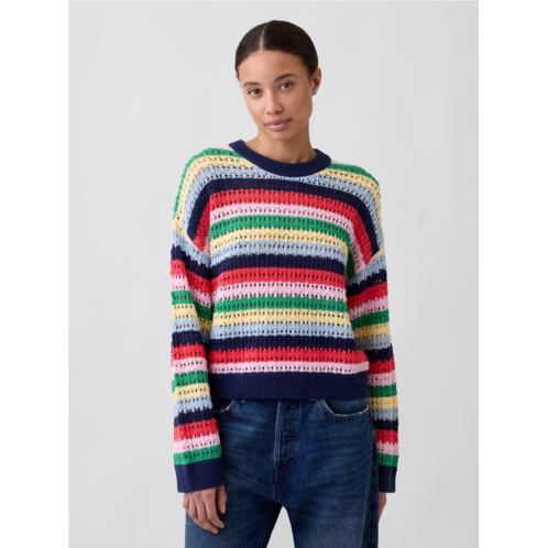 Gap Oversized Crochet Sweater