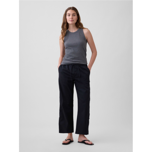 Gap Mid Rise Easy Barrel Khakis