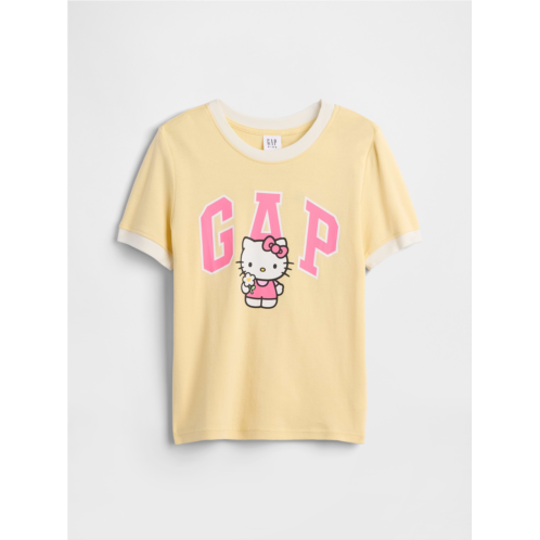 GapKids Hello Kitty Ringer Logo T-Shirt