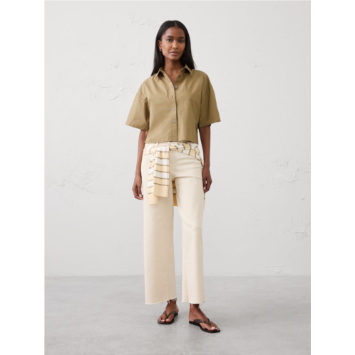 bananarepublic Boxy Cropped Shirt