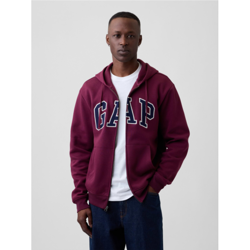 Relaxed Gap Logo Zip Hoodie