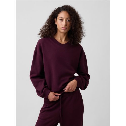 Gap Oversized Wedge V-Neck Sweatshirt