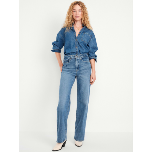 OldNavy Extra High-Waisted Wide-Leg Jeans