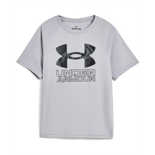 Mens Under Armour Kids Tech Hybrid Print Short Sleeve T Shirt (Big Kid)