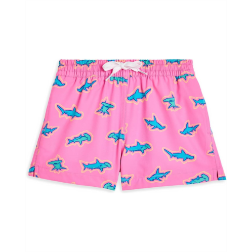 Boys Chubbies Kids The Pink Apex Swimmers Lined Swim Trunk (Big Kid)