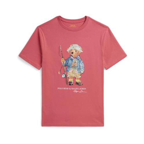 Boys Polo Ralph Lauren Kids Polo Bear Cotton Jersey Tee (Big Kid)