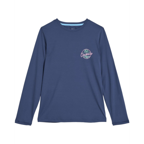 Boys Chubbies Kids The Night Never Sleeps Sun Shirt Crewneck (Big Kid)