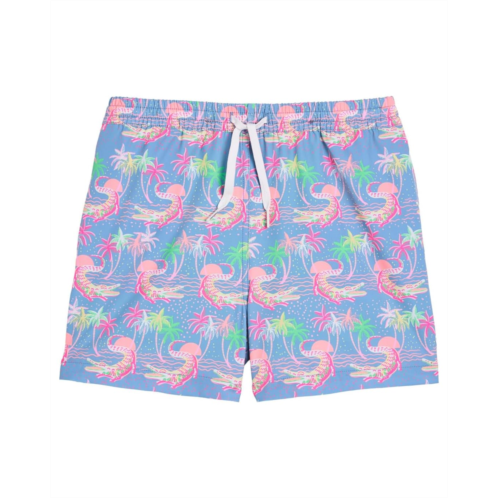 Boys Chubbies Kids The Rock-a-crocs Lined Swim Trunk (Big Kid)