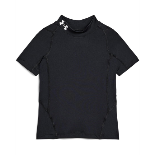 Boys Under Armour Kids HeatGear Armour Mock Neck Short Sleeve (Big Kid)