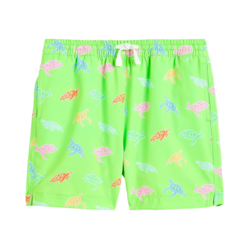 Boys Chubbies Kids The Lil Turtally Awesome Swim Trunk (Infant/Toddler/Little Kid)