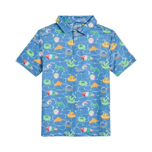 Boys Chubbies Kids The Cannonball Crew Performance Polo (Big Kid)