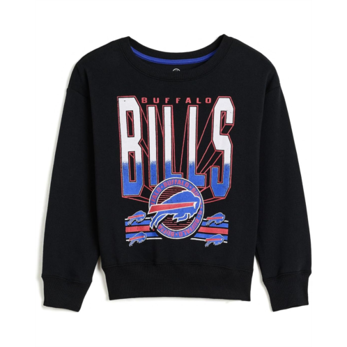 Kids Junk Food Clothing Kids NFL Buffalo Bills Drop Shoulder Crew Fleece (Little Kid/Big Kid)