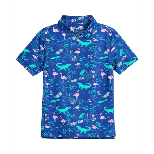 Boys Chubbies Kids The Lil Swamp And Circumstance Performance Polo (Toddler/Little Kid)