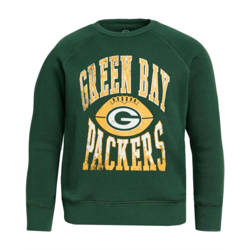 Kids Junk Food Clothing Kids NFL Green Bay Packers Hot Route Raglan Fleece (Little Kid/Big Kid)