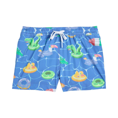 Boys Chubbies Kids The Cannonball Crews Lined Swim Trunk (Big Kid)