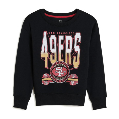Kids Junk Food Clothing Kids NFL San Francisco 49ers Drop Shoulder Crew Fleece (Little Kid/Big Kid)