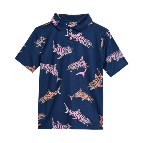 Boys Chubbies Kids The King Of The Sea Performance Polo (Big Kid)