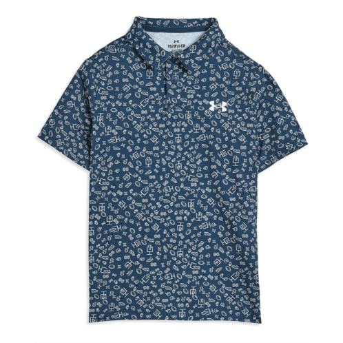 Boys Under Armour Kids Matchplay Printed Golf Polo (Big Kid)