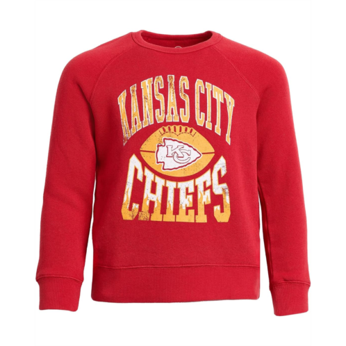 Kids Junk Food Clothing Kids NFL Kansas City Chiefs Hot Route Raglan Fleece (Little Kid/Big Kid)