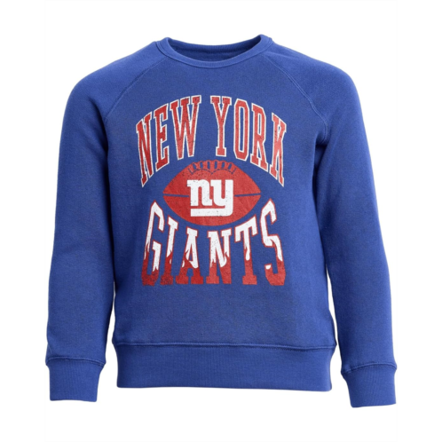 Kids Junk Food Clothing Kids NFL New York Giants Hot Route Raglan Fleece (Little Kid/Big Kid)