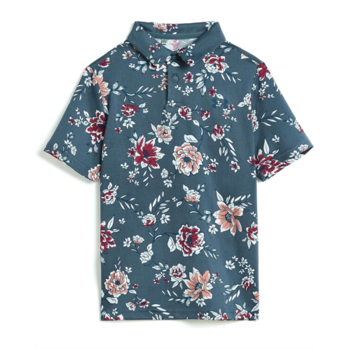 Boys Under Armour Kids Matchplay Printed Golf Polo (Big Kid)