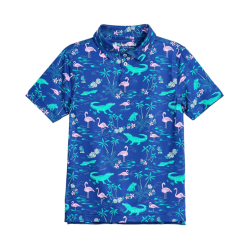 Boys Chubbies Kids The Swamp And Circumstance Performance Polo (Big Kid)