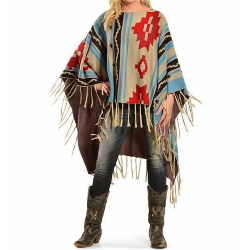 R Cinco Ranch sunterra poncho in multi